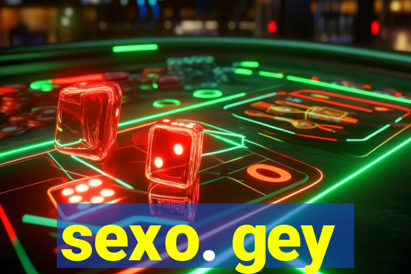 sexo. gey